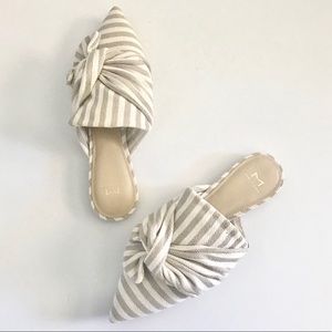 Marc Fisher | Shafi Striped Bow Slide Mule